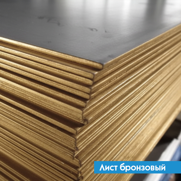 Лист бронзовый
